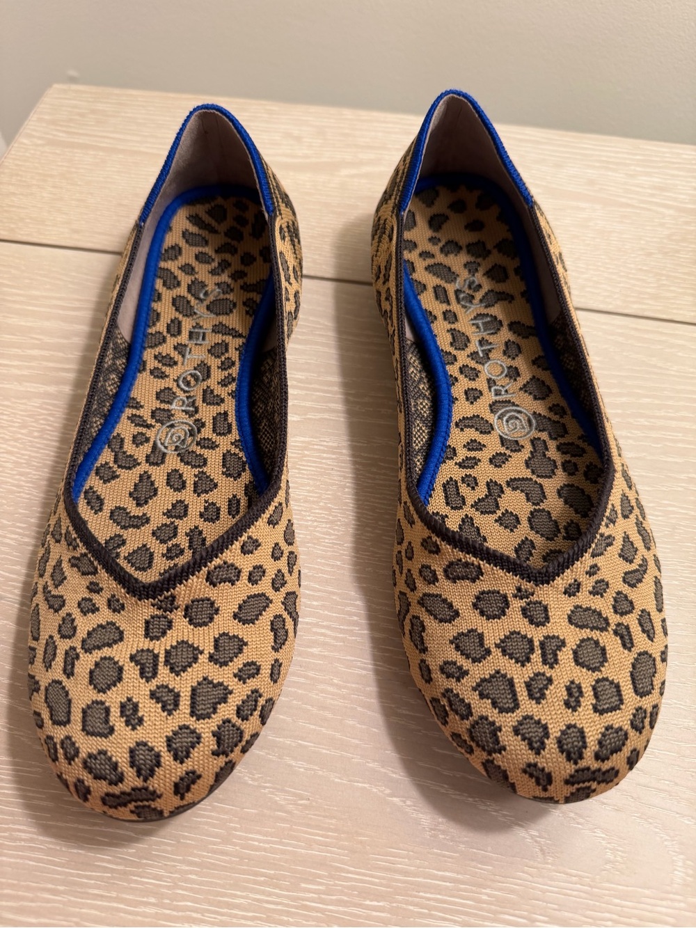 *EUC* Rothy's Leopard Print Ballet Flats - Round Toe